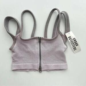 Out From Under On My Way Seamless Zip Bra Top